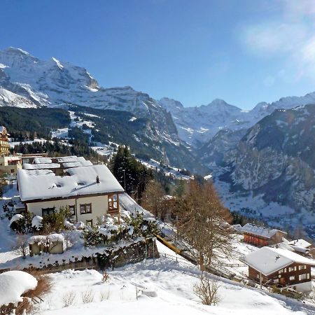 Apartment Plein Soleil By Interhome Wengen Exteriör bild